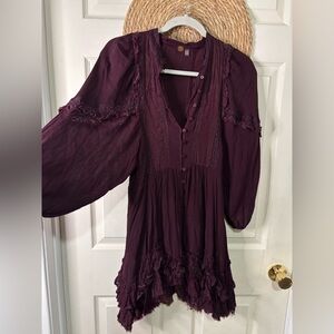 Free People Deep Purple Dress Size XS/S